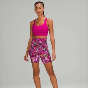 Lululemon fast and free high rise short 8" size 4